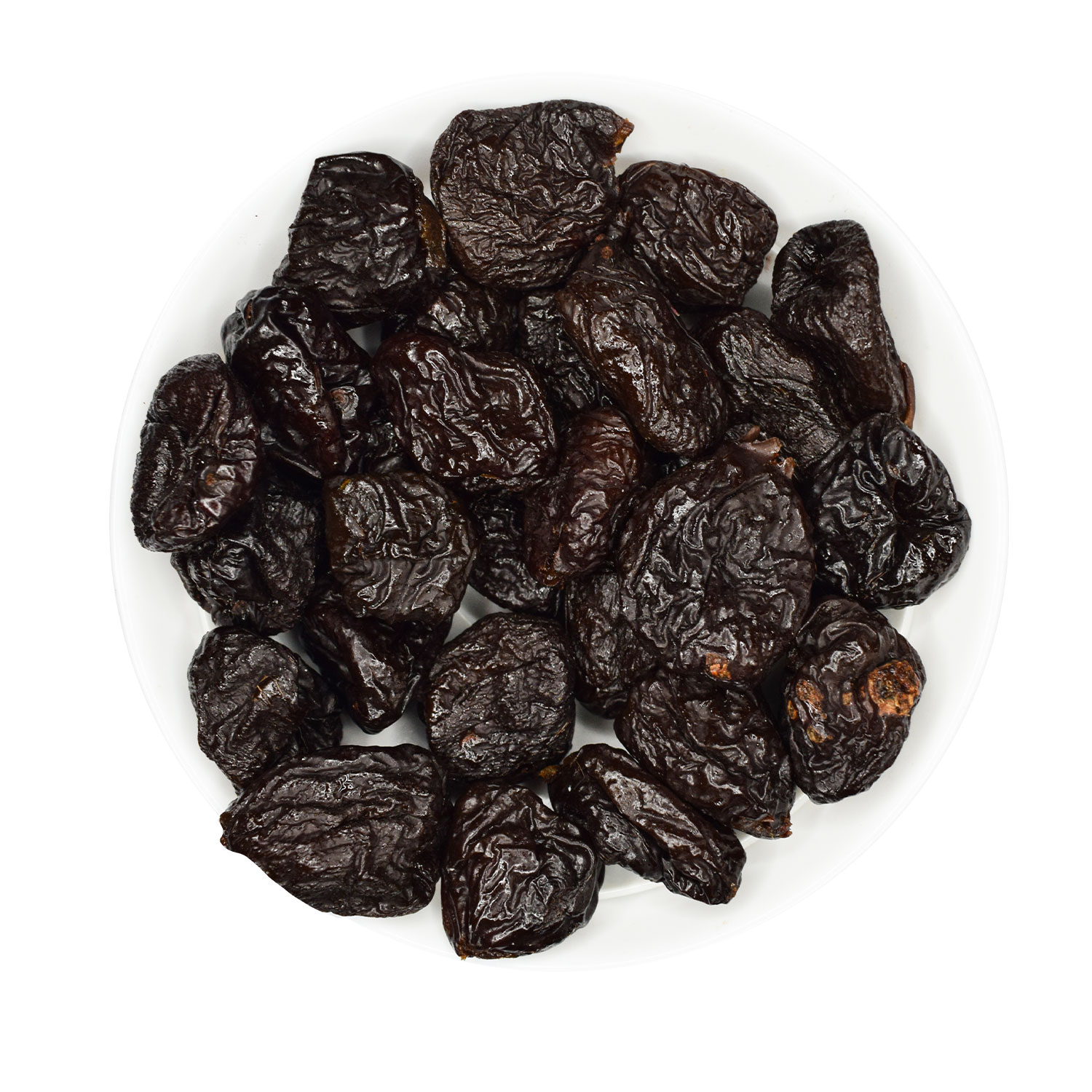 Entsteinte Pflaumen, natur belassen