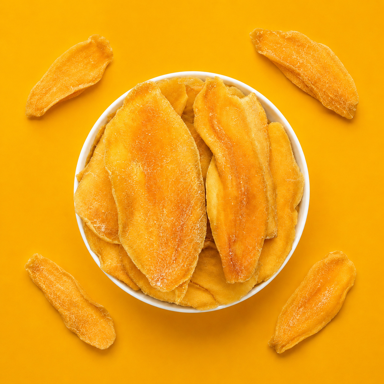 Mango-Scheiben, natur belassen